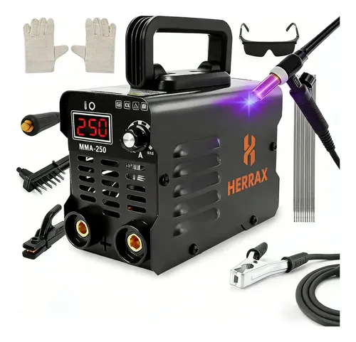 Herrax Mma-250 Mini Soldadoras Máquina Inverter Portatil Inversores