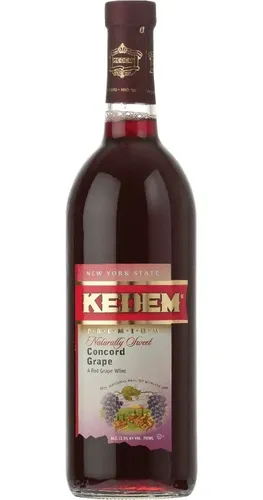 Vino Tinto Premium Naturalmente Dulce Concord Kedem Kosher