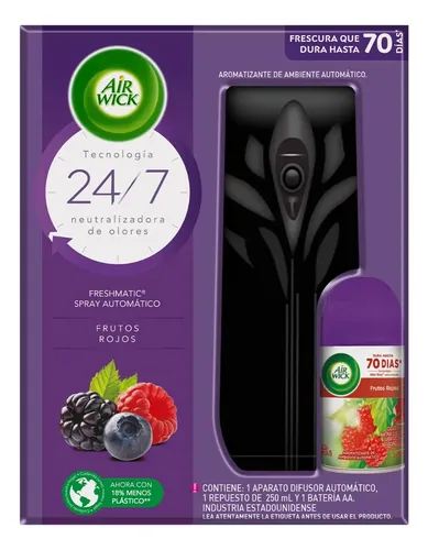 Air Wick Freshmatic Frutos Rojos Aparato+repuesto 250ml