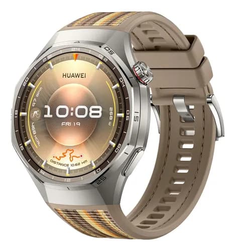 Smartwatch Huawei 1.47 46mm Aleación Watch Gt 6 Pro Titanio Tejida Café