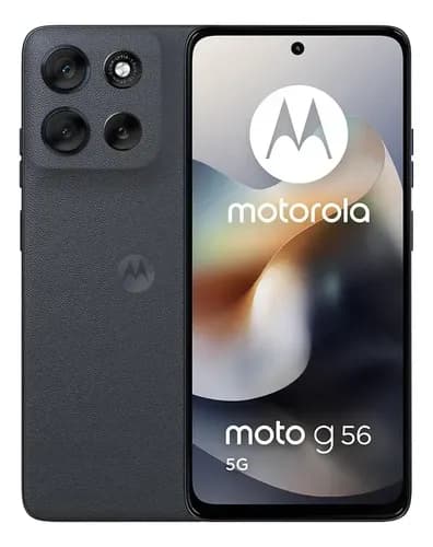 Smartphone Motorola Moto G56 5g 12 Gb Ram 256 Gb Rom 6.72 Inch 5200 Mah Black Oyster