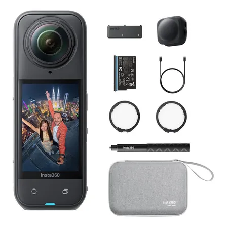 Camara De Accion Insta360 X5 Essentials Bundle Negro