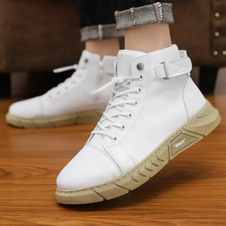 Botas Casuales Hombre Botas Martine De Cuero Con Cremallera