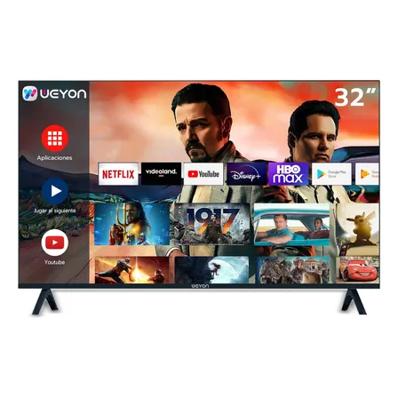 Smart Tv Pantalla 32 Pulgadas Weyon Hd Led Android Tv 32wdsnmx