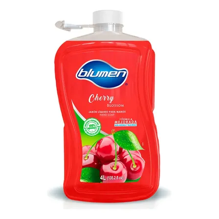 Jabón Líquido Hidratante Para Manos Cherry Blossom 4l Blumen
