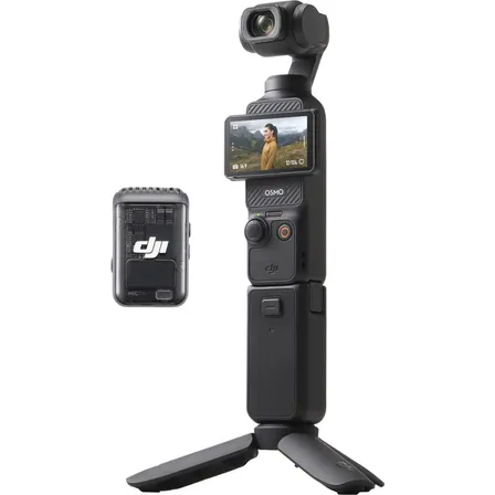 Combo Creator De Cámara Vlogging Cmos Portatil Dji Osmo Pocket Gen 3 - Color Negro 4k Black