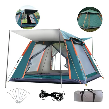 240×240cm 4-8 Personas Tienda Campaña Casa Camping Acampar
