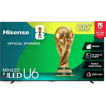 Pantalla Smart Tv Hisense 100u65qfc 100 4k Mini-led Smart Tv Fire Tv Hdmi 2.1 Hdr Dolby Vision - Excelente (Reacondicionado)