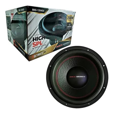 Subwoofer 12 Pulgadas Rock Series Rks-1204os Spl 2500w Max Color Negro