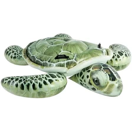 Inflable En Forma De Tortuga Para Alberca Intex Color Verde