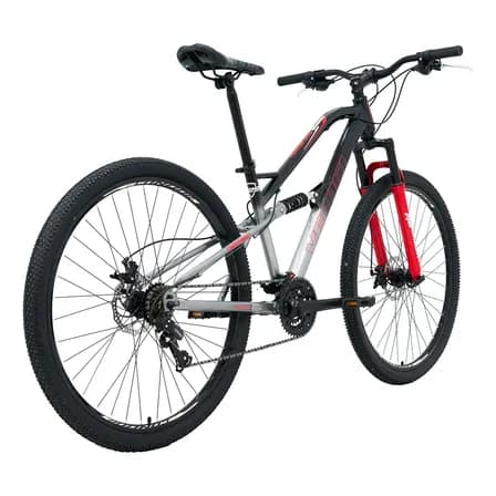 Bicicleta Veloci Naukas Pro Fd D/susp Rodado 29 Plata Color Plateado Tamaño Del Cuadro M
