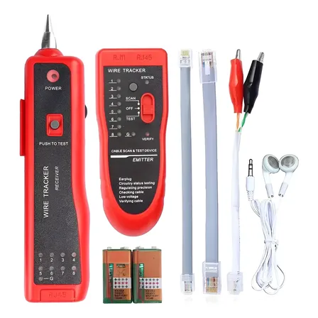 Tester Localizador De Cables Multifunción Seguidor Rj45 Rj11