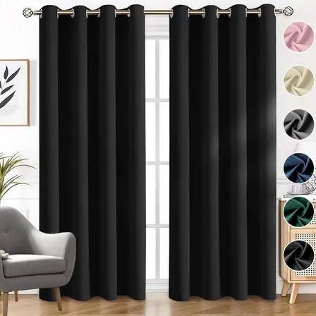 Cortina Blackout Opaca Ventana 300x230cm Dormitorio 2 Panele