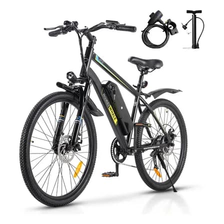 Honey Whale S8 Bicicleta Eléctrica 35km/h-450w-50km-15ah-(max)velocidad-potencia-autonomía-capacidad De La Batería, Moto... Negro