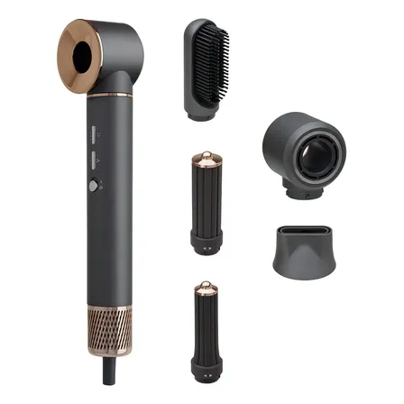 Secadora Profesional Multiestilizador 6 Pzs | Magic Styler Color Gris Oscuro