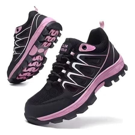 Zapatos De Seguridad Industrial Mujer Tenis Trabajo Ligero