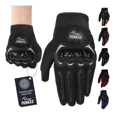 Punkzz Guantes Para Motociclista Proteccion Pantalla Táctil
