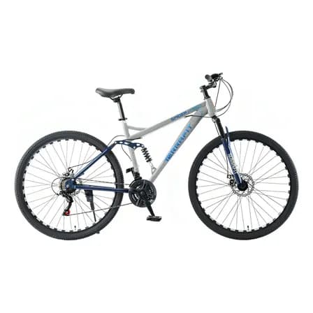 Bicicleta Mountain Bike Rodada 29 Sistema Doble Suspensión 21 Velocidades Gris M