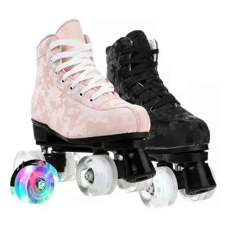 Patines Roller 4 Ruedas Doble Fila Profesionales Con Freno