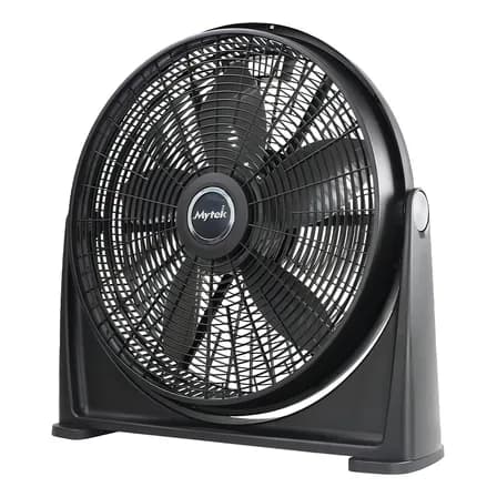 Ventilador De Piso Y Pared 20 Plástico 2 En 1 | Mytek 3409 Cantidad De Aspas 5 Estructura Negro Aspas Negro Diámetro 508 Cm Frecuencia