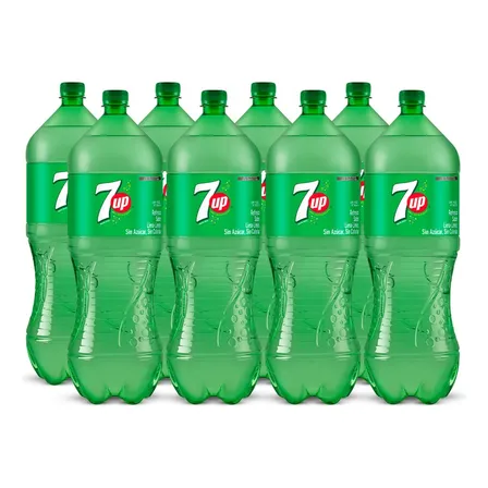 Refresco 7up Sabor Lima Limón 2.5l Pack X8