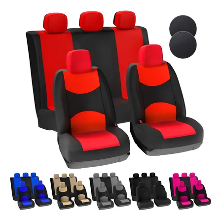 Universal Funda De Asiento Para Asiento Automóvil 10 Piezas