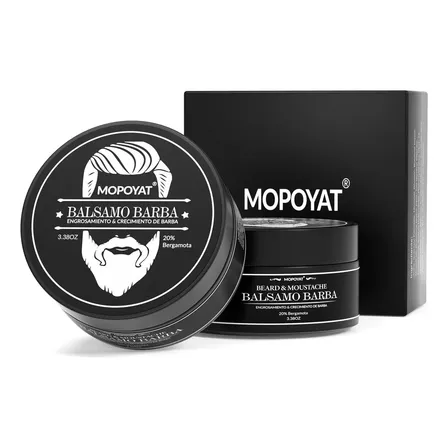 Bálsamo Para Crecimiento De Barba Mopoyat Minox 20% Biotina Vegano