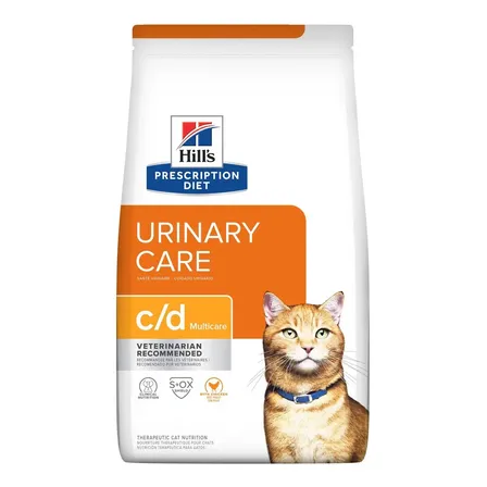 Alimento Hill's Prescription Diet Urinary Care C/d Para Gato Adulto De Raza Mediana Sabor Pollo De 3.85 Kg