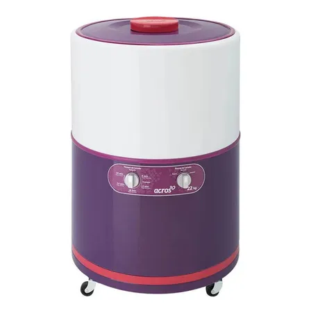 Lavadora Una Tina Acros 22kg Morado Morado