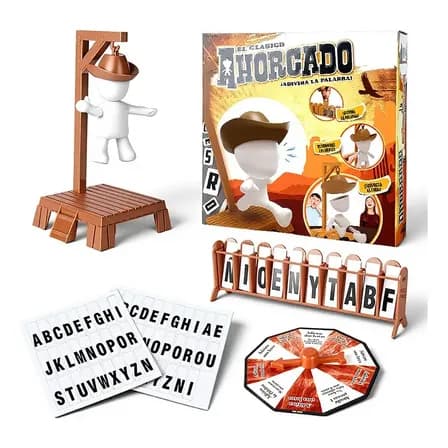 Juego De Mesa Ahorcado Magnético Familiar Para Mesa