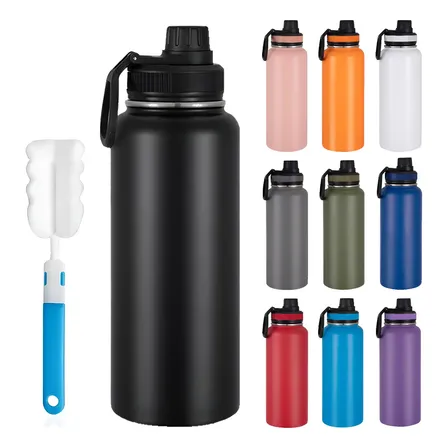 Botella De Agua Fría/caliente De Acero Inoxidable De 1.2 L