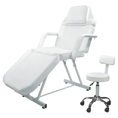 Silla Portátil Con Banco Mkz Nanofort Blanco