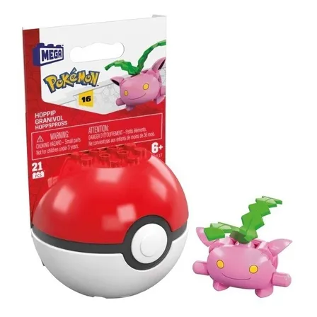 Figura De Acción Pokemon Pokebola Con 21 Piezas Mega