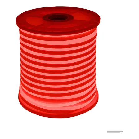 Manguera Neon Flex 25m Luzcasa Rojo Ip65 Led Smd 2835 Exterior Decoración