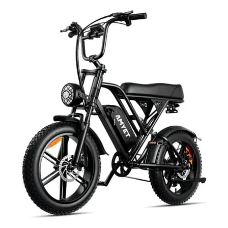 Amyet Bicicleta Eléctrica De Montaña 1500w 50km/h 48v20ah G60 Color Negro Pantalla Lcd 7 Velocidades