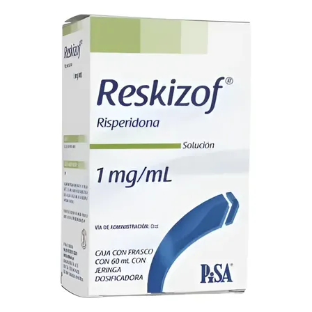 Reskizof - Risperidona 1mg/ml Solución Infantil, Laboratorio Pisa 60ml
