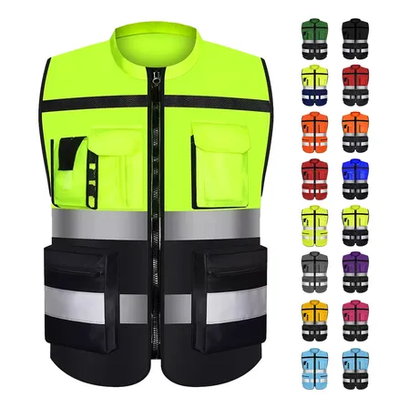 Chaleco De Seguridad Reflejantes Industrial Superbrillante