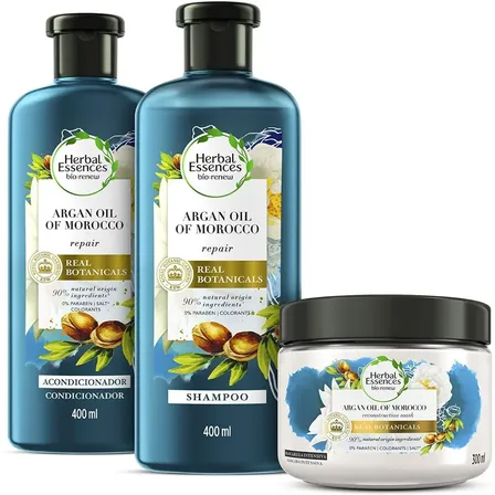 Kit Shampoo, Acondicionador Y Mascarilla Herbal Essences