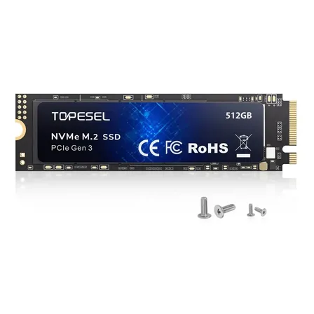 Topesel Ssd Interno Nvme M.2 512gb X15 Expansion 3500mb/s Negro
