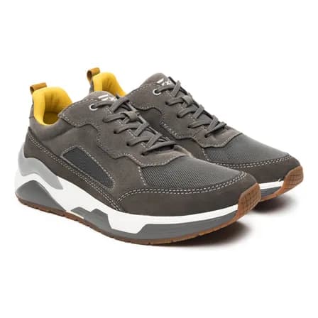 Tenis Flexi Para Hombre Estilo 408801 Gris