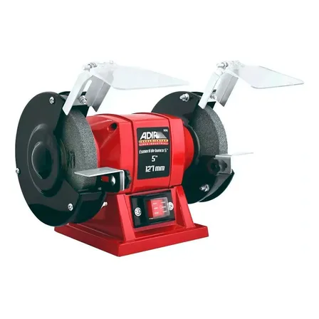 Esmeril De Banco 5 120 W Adir 906 Color Rojo Frecuencia 60 Hz