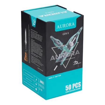 Kit Cartuchos Aurora Para Tatuar 3+5+7rl Y 9+11 Cm 50pz Calibre De Las Agujas 357119