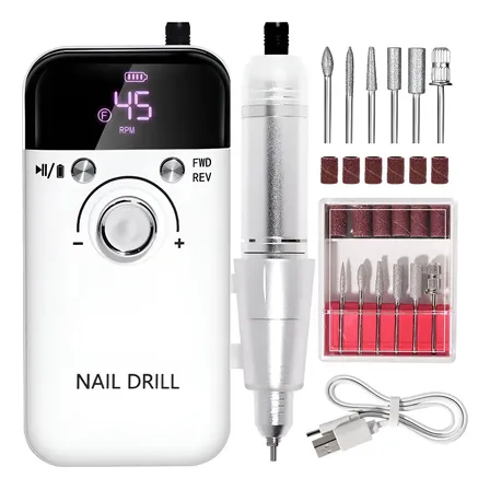 Pulidor De Uñas Esmeril Profesional Drill Portátil 45000 Rpm