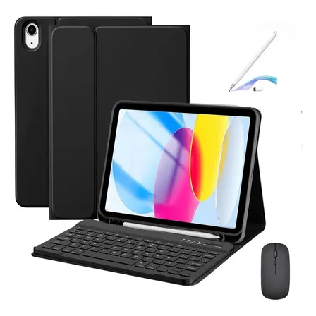 Funda Teclado Ratón Y Lápiz Para 10a/11a Gen 2025 A16 Ñ Rgb