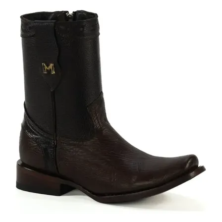 Botas Vaqueras El Malcreado Piel Genuina Búfalo Hombre