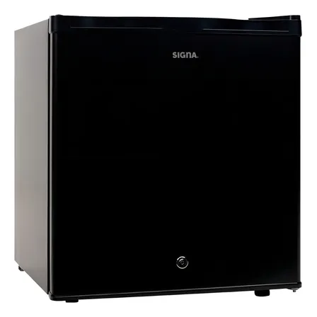 Frigobar Refrigerador Enfriador + Mini Congelador 46l 1.6ft Color Negro Signa