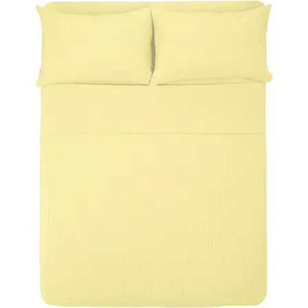 Sábana Matrimonial 1800 Hilos Microfibra Grabada Ultra Suave