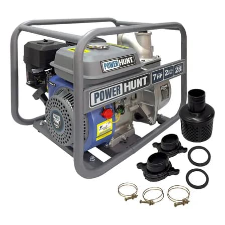 Motobomba Bomba De Agua A Gasolina 2x2 Power Hunt 7hp Riego