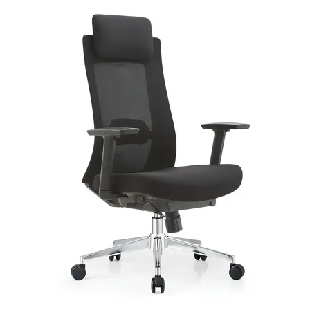 Silla Escritorio Oficina Ejecutiva Premium Ergonomica Mesh Negro Mesh
