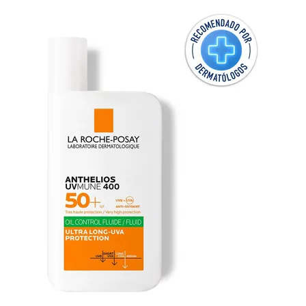 Protector Solar La Roche Posay Anthelios Uv Mune 400 Oil Control Fluid.